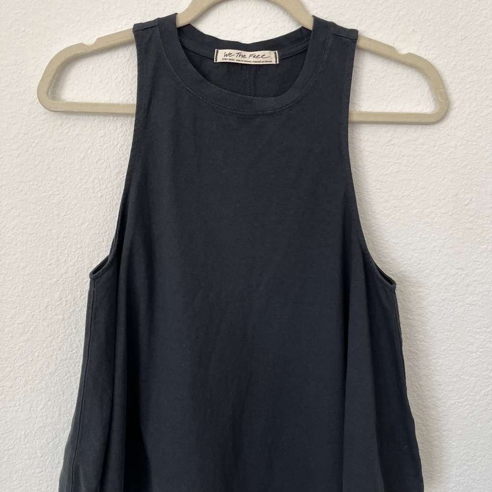 We The Free Charcoal Muscle Tee